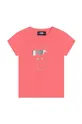 ροζ Παιδικό μπλουζάκι Karl Lagerfeld Για κορίτσια