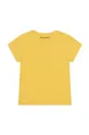 Dječja majica kratkih rukava Karl Lagerfeld zlatna