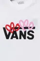 bijela Dječja pamučna majica kratkih rukava Vans VALENTINES LOGO BOXY White