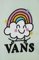 Παιδικό βαμβακερό μπλουζάκι Vans RAINBOW SKATE CLEARLY AQUA  100% Βαμβάκι