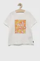 λευκό Παιδικό βαμβακερό μπλουζάκι Vans PSYCHEDELIC FLORAL BOX marshmallow Για κορίτσια
