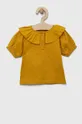 κίτρινο Παιδικό βαμβακερό μπλουζάκι zippy Για κορίτσια