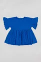 modrá Detské bavlnené tričko zippy Dievčenský