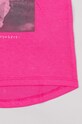 zippy tricou de bumbac pentru copii roz ZKGAP0303.23006