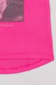 розовый Детская хлопковая футболка zippy