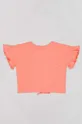 Otroška bombažna kratka majica zippy oranžna