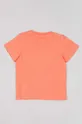 Pamučna majica kratkih rukava za bebe zippy narančasta