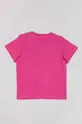 Бавовняна футболка для немовлят zippy фіолетовий