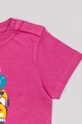 zippy t-shirt bawełniany niemowlęcy ZBBAP0303.23024 fioletowy