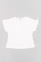 Otroška bombažna majica zippy bela