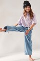 Детская хлопковая футболка Roxy ERGZT03957 фиолетовой