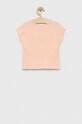 Roxy t-shirt bawełniany dziecięcy ERGZT03969 pomarańczowy SS23