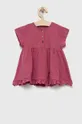 Otroška bombažna kratka majica zippy vijolična