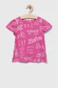 μωβ Παιδικό βαμβακερό μπλουζάκι GAP x Barbie Για κορίτσια