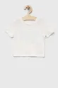 bela Otroška bombažna kratka majica GAP Dekliški