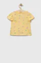 Детская хлопковая футболка GAP жёлтый