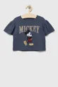 mornarsko modra Otroška bombažna kratka majica GAP x Disney Dekliški