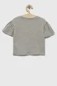 Otroška bombažna kratka majica GAP siva