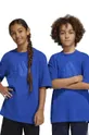 μπλε Παιδικό βαμβακερό μπλουζάκι adidas U FI Παιδικά