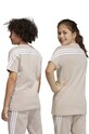 adidas t-shirt bawełniany dziecięcy U FI 3S HR6311 beżowy
