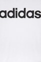 Παιδικό βαμβακερό μπλουζάκι adidas U LIN λευκό IC9969