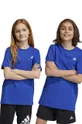 голубой Детская хлопковая футболка adidas U SL Детский