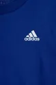 голубой Детская хлопковая футболка adidas U SL