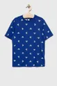 Παιδικό βαμβακερό μπλουζάκι adidas U BLUV TEE μπλε