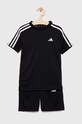 Dječji komplet adidas U TR-ES 3S IC5670 crna SS24