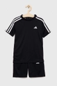 adidas komplet dziecięcy U TR-ES 3S czarny