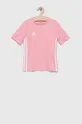 różowy adidas Performance t-shirt dziecięcy TABELA 23 JSY Dziecięcy