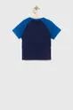 Детская хлопковая футболка Fila тёмно-синий