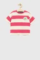 ροζ Παιδικό βαμβακερό μπλουζάκι Fila Παιδικά