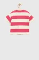 Detské bavlnené tričko Fila ružová