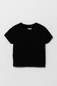 Fila t-shirt bawełniany dziecięcy FAK0123 czarny SS25