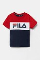 Fila t-shirt in cotone per bambini blu navy FAK0127