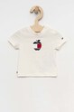 Tommy Hilfiger t-shirt niemowlęcy aplikacja biały KN0KN01569.PPYX