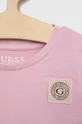 Guess t-shirt bawełniany dziecięcy 100 % Bawełna