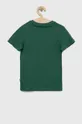 Otroška bombažna kratka majica Puma ESS Logo Tee B zelena