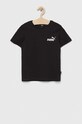 Detské bavlnené tričko Puma ESS Small Logo Tee B 58696101.PPYX čierna SS23