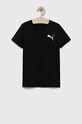 Puma t-shirt dziecięcy ACTIVE Small Logo Tee B pozostałe czarny 58698001.PPYX