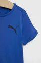 fialová Detské tričko Puma ACTIVE Small Logo Tee B
