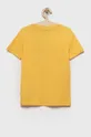 Дитяча бавовняна футболка Puma ESS Logo Tee B жовтий