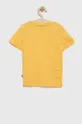 Детская хлопковая футболка Puma ESS+ 2 Col Logo Tee B жёлтый