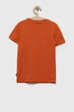 Παιδικό βαμβακερό μπλουζάκι Puma ESS+ 2 Col Logo Tee B πορτοκαλί