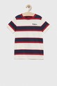Pepe Jeans t-shirt bawełniany dziecięcy wzorzyste biały PB503508