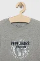 Detské tričko Pepe Jeans Non sivá