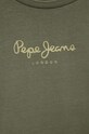 Chłopiec Pepe Jeans t-shirt bawełniany dziecięcy PB503535 zielony