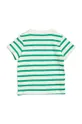 Παιδικό βαμβακερό μπλουζάκι Mini Rodini πράσινο