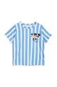 Mini Rodini t-shirt dziecięcy wzorzyste niebieski 2322014960